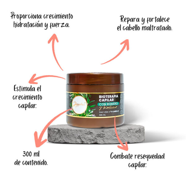 Bioterapia Capilar Anyeluz con Romero – 300 ml - Image 4