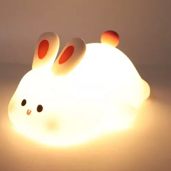 Lámpara Nocturna de Conejo de Silicona - Image 3
