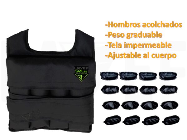 Chaleco de Peso Graduable - Gym Crossfit - Image 2