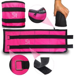 Pesas Tobilleras Graduables 5 KG (Par)