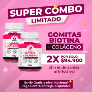 Super Combo Biotina + Colágeno
